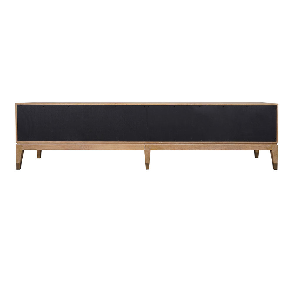 Sol modern oak TV stand for a stylish and functional living space