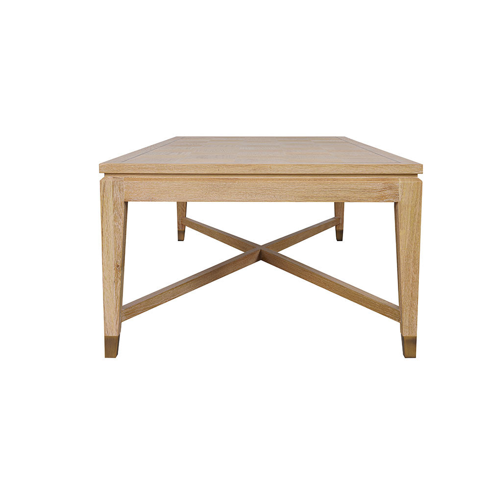 Sol Coffee Table showcasing warm natural wood tones