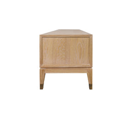 Sol oak TV cabinet with a contemporary design for home entertainment areas