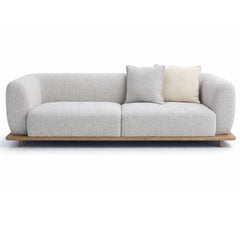 Viken 3 seater sofa upholstered in bouclé fabric with modern design